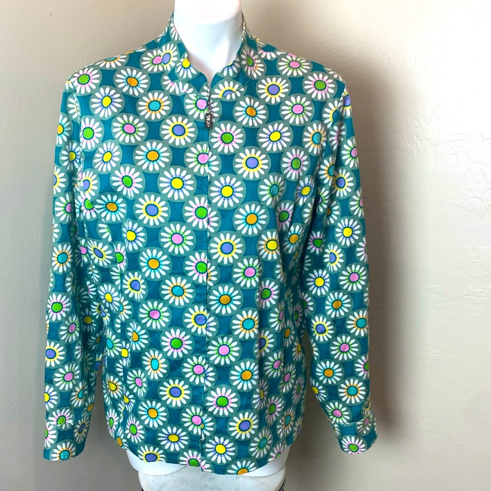 Bob Mackie Zipper Shirt